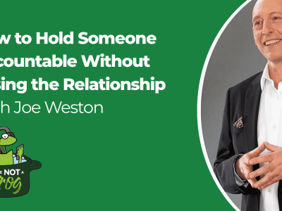How to Hold Someone Accountable Without Losing the Relationship